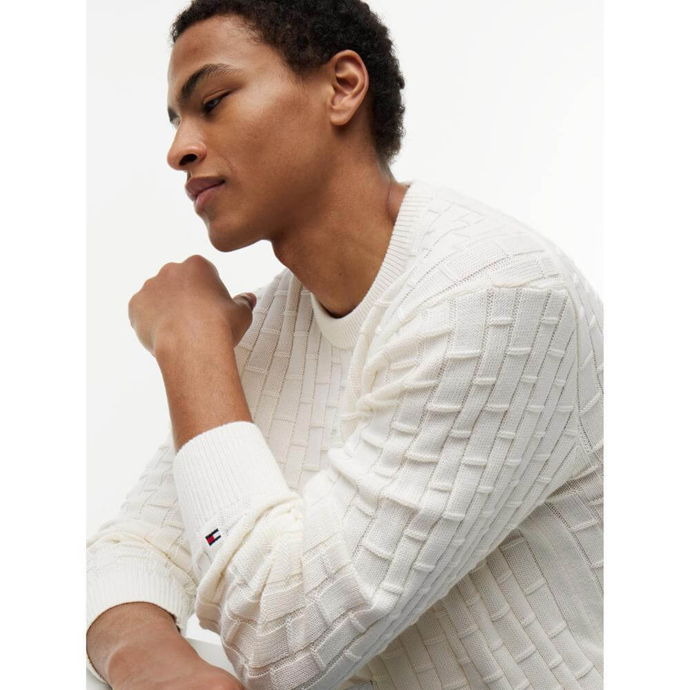 Tommy Hilfiger Hilfiger Jumper Mock Cable Neck